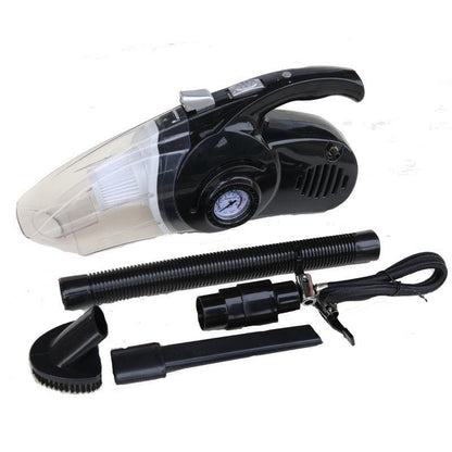 Car Vacuum Cleaner Wet and Dry Dual Purpose Car Home Dual Purpose Car Air Pump for Tire Pressure Measurement Four In One 12V High Power Universal