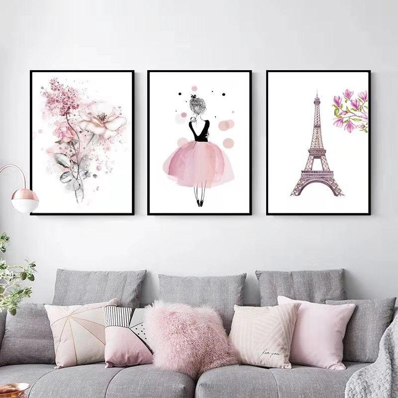 Modern Minimalist Bedroom Dining Room Painting Living Room Decoration Painting Nordic Style Sofa Background Wall Painting