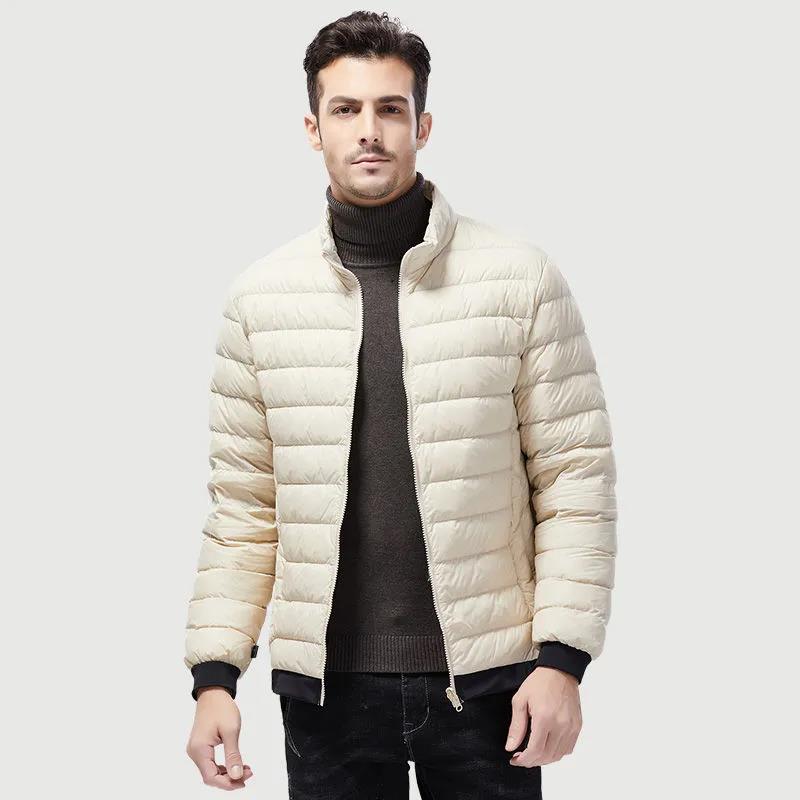 Men's and Women's Outdoor Jackets Winter Waterproof and Windproof White Duck Down Jacket Ski Mountaineering Two-piece Jacket