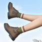 Women Martin Boots Autumn Winter Boots Lace-up Snow Ankle Boots Warm Fur Plush Women Shoes 35-40