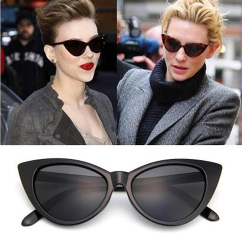 Luxury Cat Eye Sunglasses Women Brand Designer Retro Vintage Sun Glasses Women Female Ladies Sunglas