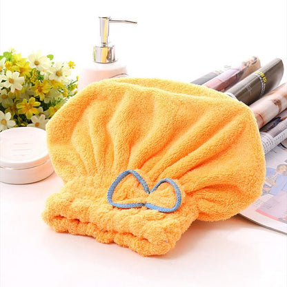 Microfiber Cap for Quick Drying of Hair,Cap Towel Wipe Hair Shampoo Dry Women's Headscarf