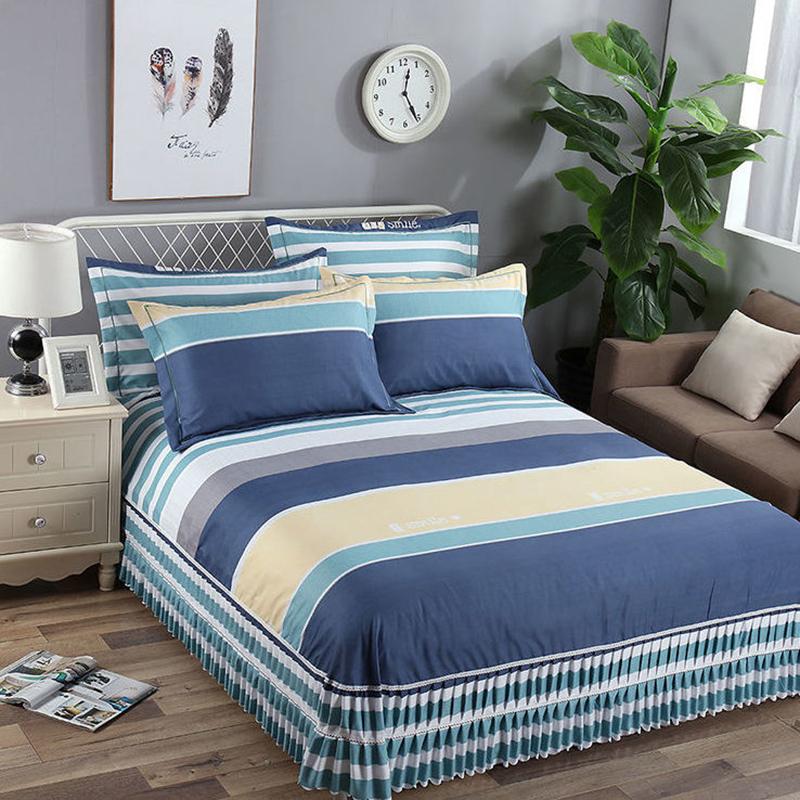 Thickened Mattress Cover One-piece Bed Skirt Korean Lace Anti-skid Bedspread Mattress Dustproof Protective Cover