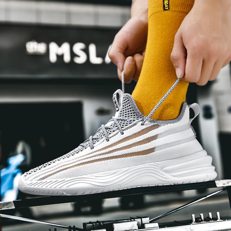 Mesh Shoes Men's Shoes Summer Breathable Men's Shoes Jogging Comfortable Sneakers Men's Handsome Canvas Shoes