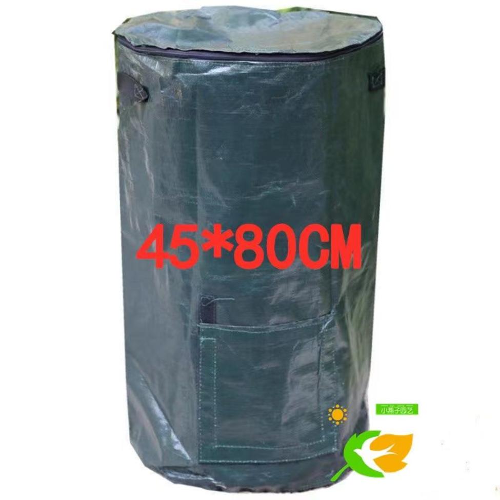 Compost Bag Homemade Organic Ferment PE Compost Bag Kitchen Waste Disposal Garden Accessories
