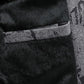 Men's Woolen Coat Autumn and Winter Korean Style Trendy Windbreaker Men's Short British Style Plus Velvet Coat Print