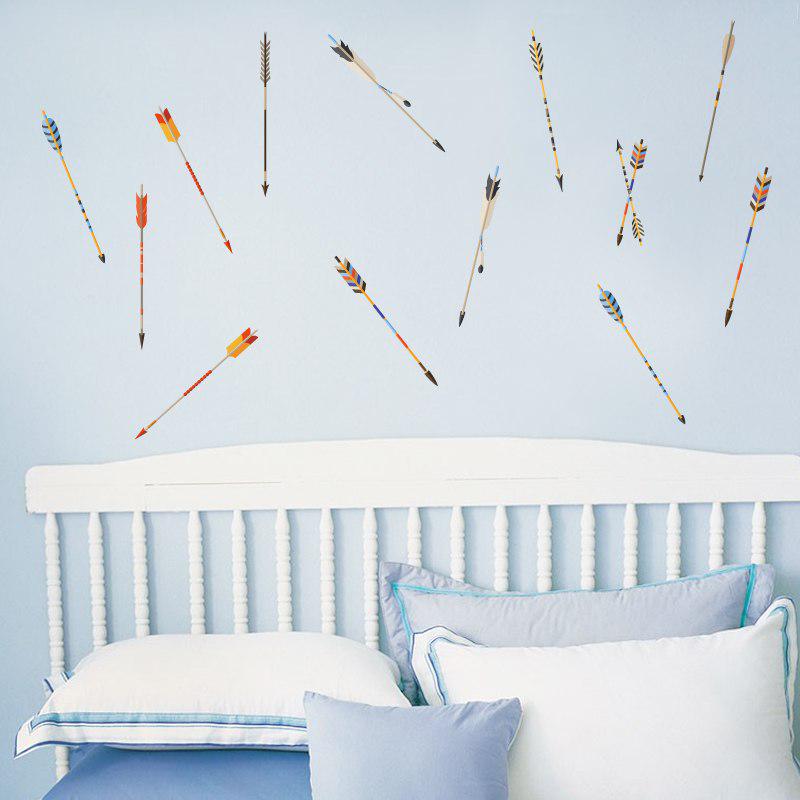 [sticker ]Feather Arrow Wall Stickers Home Decor Living Room Bedroom Kitchen Bathroom Wall Decals A