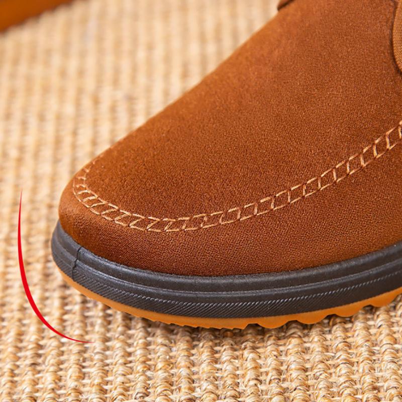 Spring and Autumn Beef Tendon Sole Old Beijing Cloth Shoes Breathable Non-slip Lace-up Casual Shoes