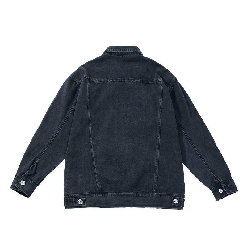 Youth's Comfortable Japanese Wind Denim Jacket Spring and Autumn Casual Jacket Unisex Jacket