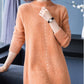 Loose and Versatile Mid-length Bottoming Shirt Half High Collar Fall/winter Pullover Blouse Solid Color Thick Sweater Women
