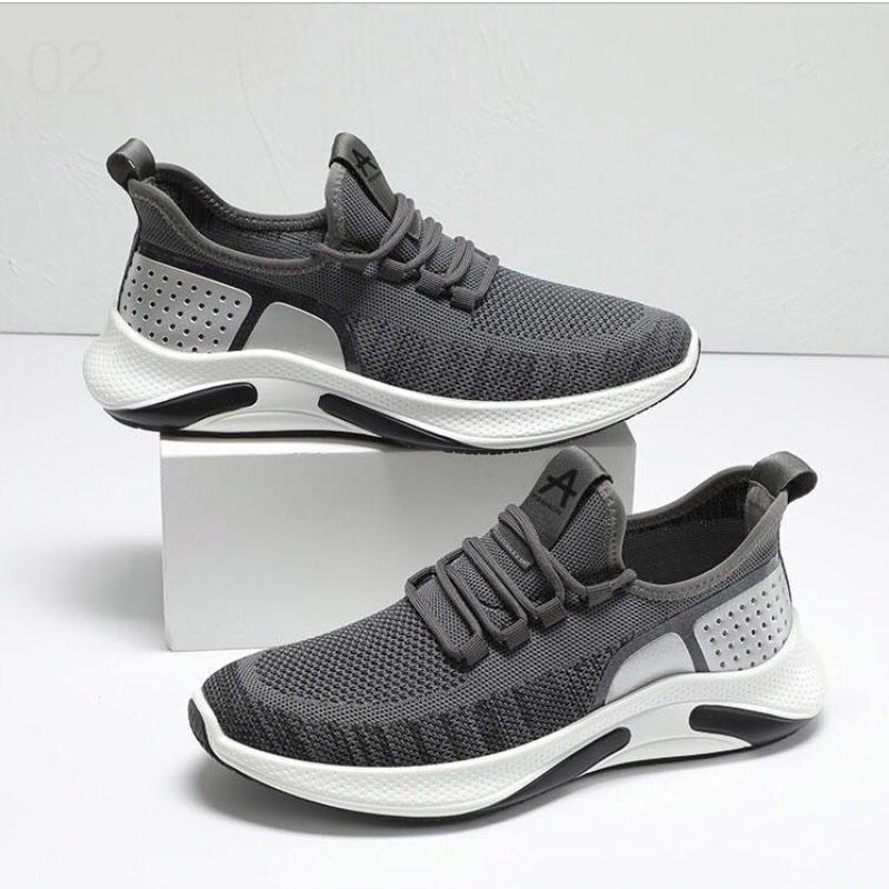 Spring Autumn New Men's Shoes Sports Shoes Breathable All-match Flying Shoes Casual Running Shoes