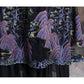 Autumn and Winter Bottoming Skirt Mid-length Retro Ethnic Embroidery Knitted Sweater Dress Long-sleeved Half-high Collar Lace Skirt