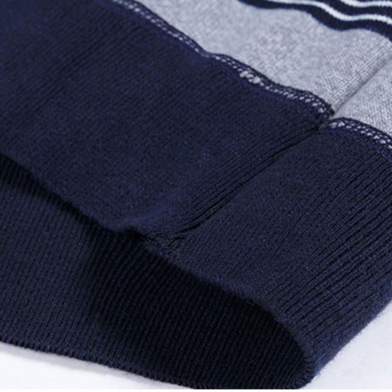 Winter Plus Velvet Sweater Men's Round Neck Bottoming Shirt Young and Middle-aged Long-sleeved T-shirt Sweater