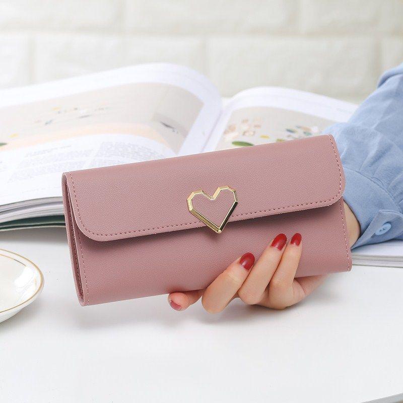 Wallet Girls Student Korean Edition Fashion Cute Tip-up Change Wallet Ladies Wallet Girls