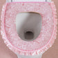 Universal Toilet Pad Household Zipper Toilet Cover Waterproof Thickened Toilet Pad Cushion Autumn and Winter Toilet Cover Toilet Pad