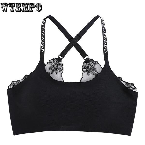 Running Sports Bra Yoga Brassiere Workout Gym Fitness Women Seamless High Impact Padded Underwear