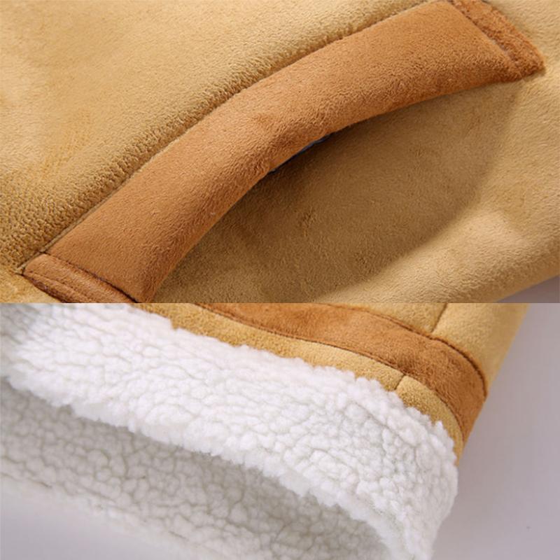 Autumn and Winter Fur Men's Jacket Plus Velvet Thickening To Keep Warm Loose Large Size Wool Lamb Velvet Fur Coat