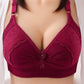 Large Size Thin Section Push-up Bra Sexy No Steel Ring Bra Anti-sagging Breathable Close-fitting Soft Bra