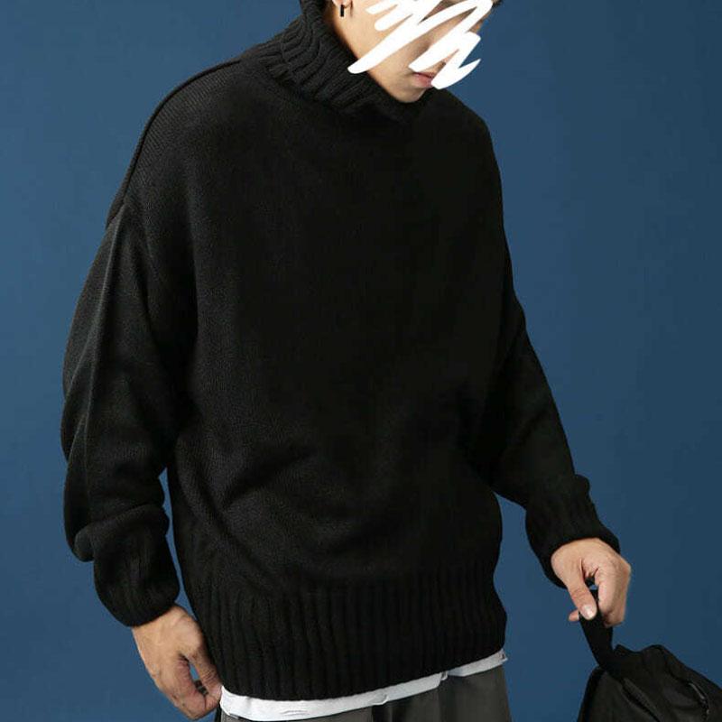 Turtleneck Sweater Keeps Warm In Autumn and Winter Loose Bottoming Knit Sweater for Outer Wear and Inner Wear