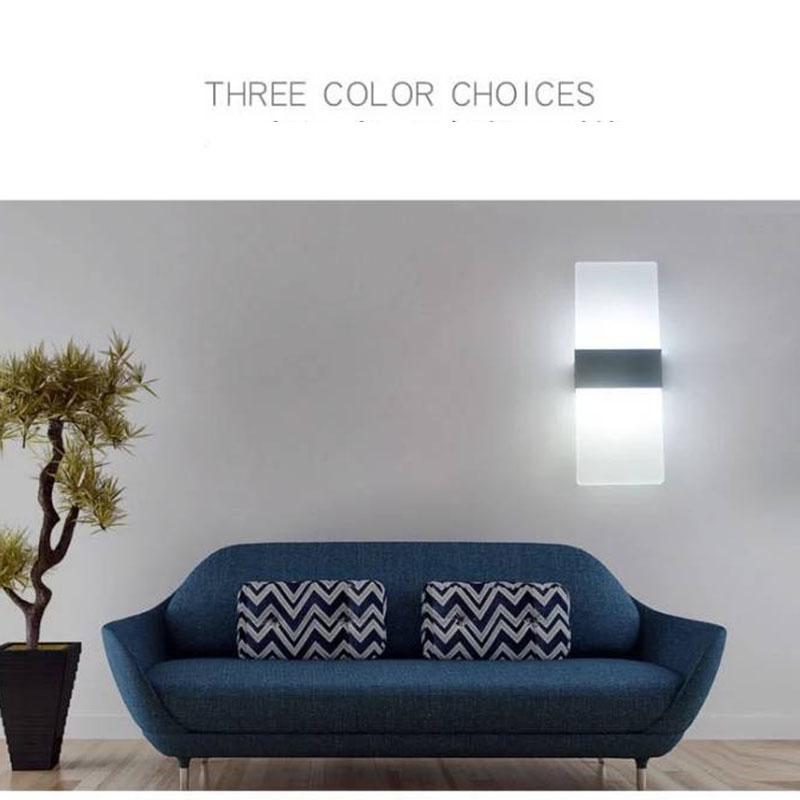 LED Wall Light Bedroom Bedside Light Living Room Balcony Aisle Wall Lamp Corridor Wall Sconce Lamp