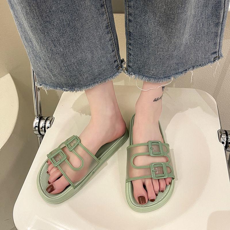 Slippers Women Summer Outdoor Wear All-match Cute Non-slip Indoor Home Beach Shoes Comfortable and Lightweight