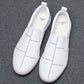 Plus Size 38-44 Summer Men Leather Sneakers Comfortable Deodorant Running Basketball Shoes Breathable Shockproof Non-slip Black Shoes