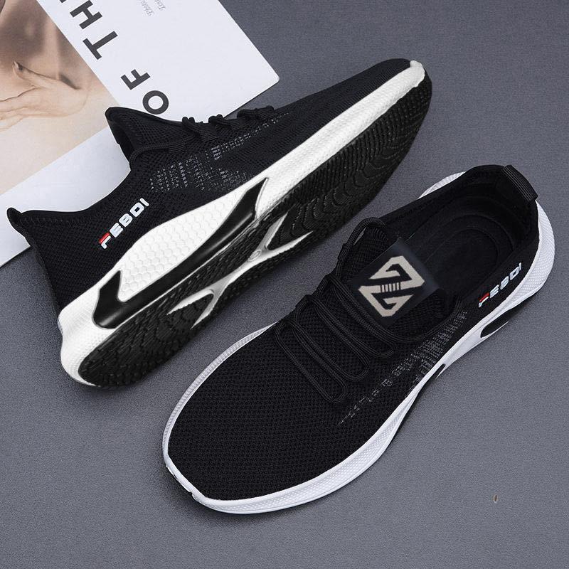 Spring Summer Breathable Single Shoes Men Lightweight Casual Sports Shoes Fitness Running Shoes Men Lightweight Breathable