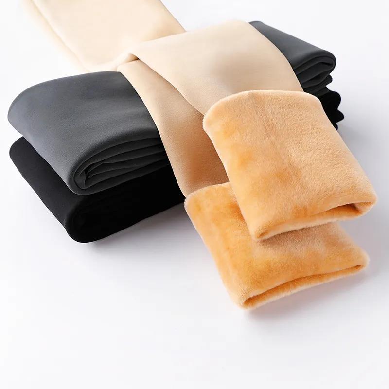 Plus Velvet Thickening Can Not Afford The Ball Bare Legs Artifact Pantyhose Stepping on The Feet Winter Women's All-in-one Pants Warm Leggings