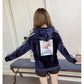 Warm Hood Top Autumn Winter Sweater Cotton Women Sweatshirt Wild Large Size Long Sleeve