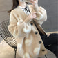 Fashion Women's Sweater Jacket Loose Casual Knitted Women Cardigan Thicken Warm Women's Jacket