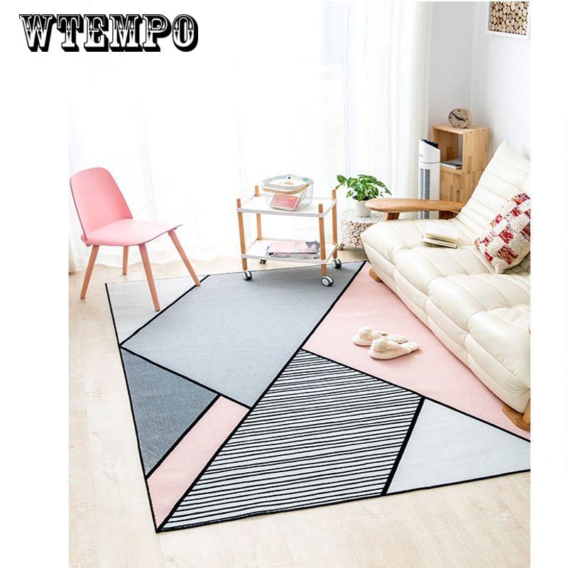 Nordic Living Room Carpet Mat European Style Sofa Coffee Table Blanket Bedroom Bedside Floor