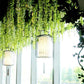 Artificial Wisteria Flower Bean Flower String Violet Plastic Silk Flower Decoration Vine Plant Flower Wedding Fake Flower Rattan