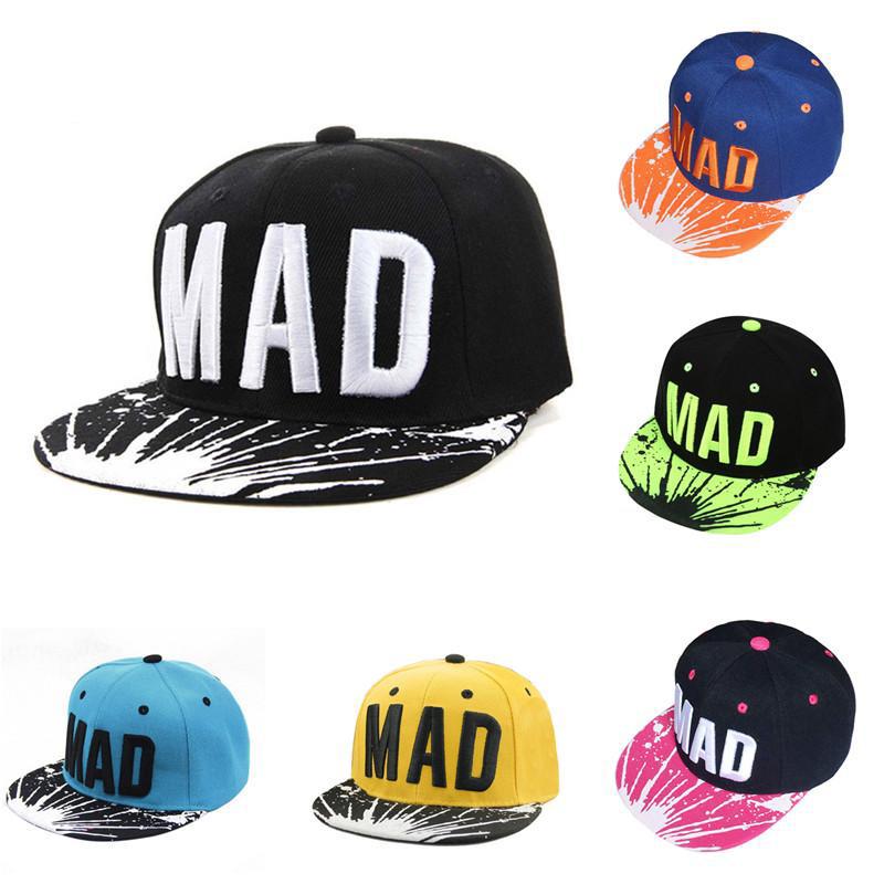 Trend Hat Snapback Cap Kid Boys Girls Letters Baseball Caps Flat Hip Hop Cap