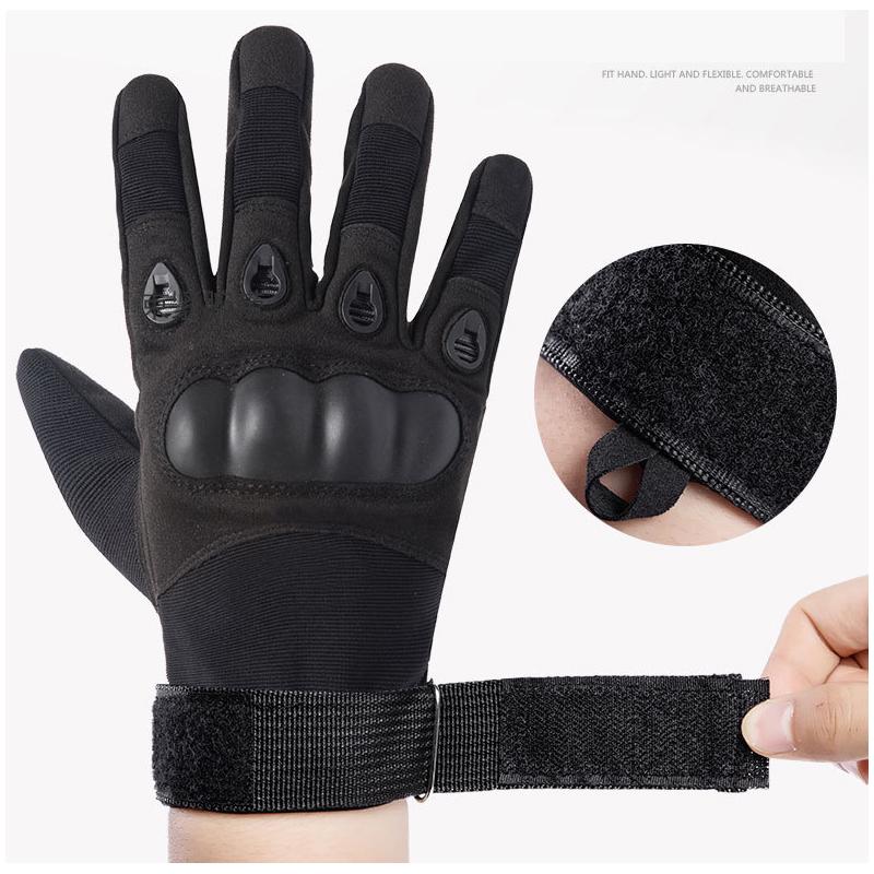Tactical gloves men's outdoor tactical protective sports training outdoor military fans riding full finger gloves