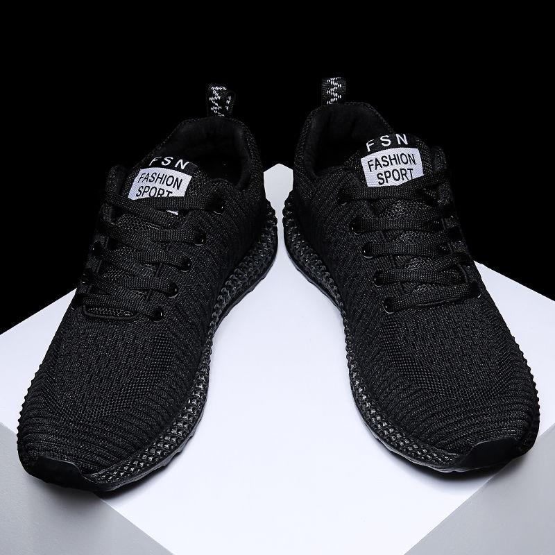 Fly -Woven Breathable Shoes Male Low Top Training Shoes Casual Lightweight Shoes Running Sneakers