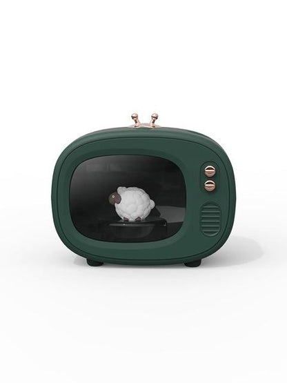 Portable 400ml Humidifier Wireless Adroable TV Humidifier Aroma Diffuser USB Ultrasonic Air Humidificador with Atmosphere Lamp