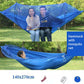 Outdoor Hammock with Mosquito Net Adult Summer Breathable Swing Double Picnic Camping Children Mosquito Net Widened Hammock