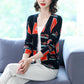 Autumn Winter Ladies Wool Cardigan  Single-breasted 3D Printing Cardigan Coat