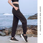 Women's High Waist Sports Pants Loose and Slim Fitness Pants Casual Running Pants Drawstring Pants Drape Yoga Pants Outer Wear Dance Pants