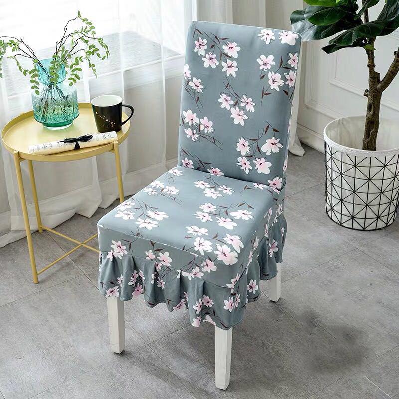 Printing chair cover Slipcovers  Removable Dining seat Covers Hotel Banquet restaurant