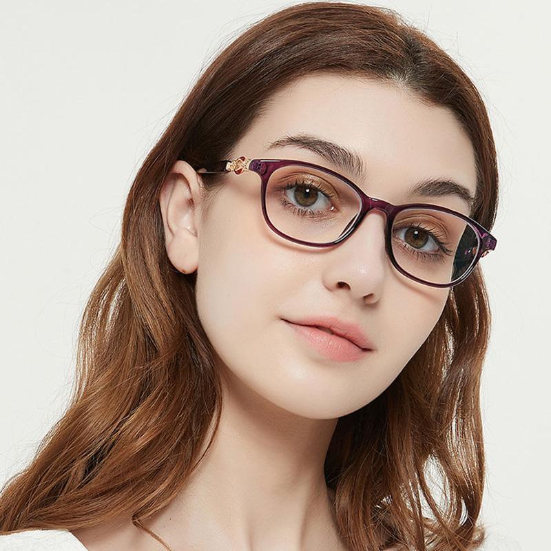 HD Crystal Glass Reading Glasses women's Anti-radiation Anti-fatigue Wear-resistant Middle-aged Elderly Imported High-definition Glasses
