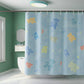 Shower Curtain Sanitary Partition Door Curtain Shower Curtain Fabric Waterproof and Mildew Proof Shower Curtain
