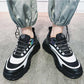 Plus Size39-44 Men Low-top Sneakers Luminous Running Basketball Shoes Breathable Lightweight Non-slip Sock Shoes Wear-resistant Deodorant Skate Shoes