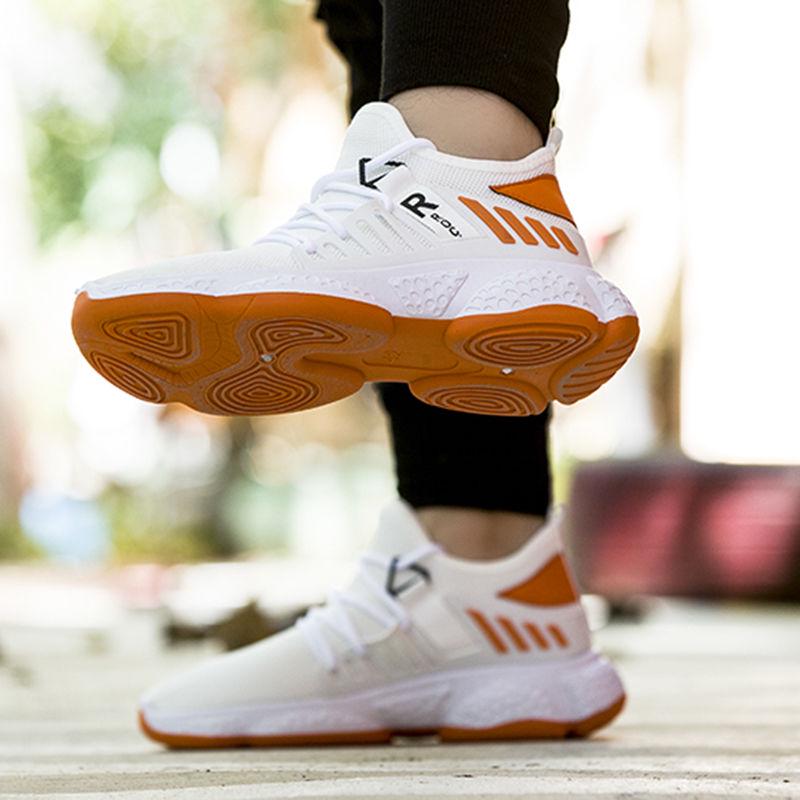 Autumn Sneakers Handiness Casual Shoes Men Color Stitching Sneaker Male Breathable Lace Up Shoes