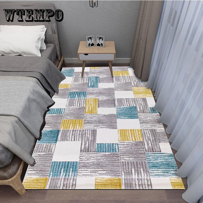 Modern Nordic Printed Carpet Bedroom Living Room Bedroom Bay Window Casual Home Blanket
