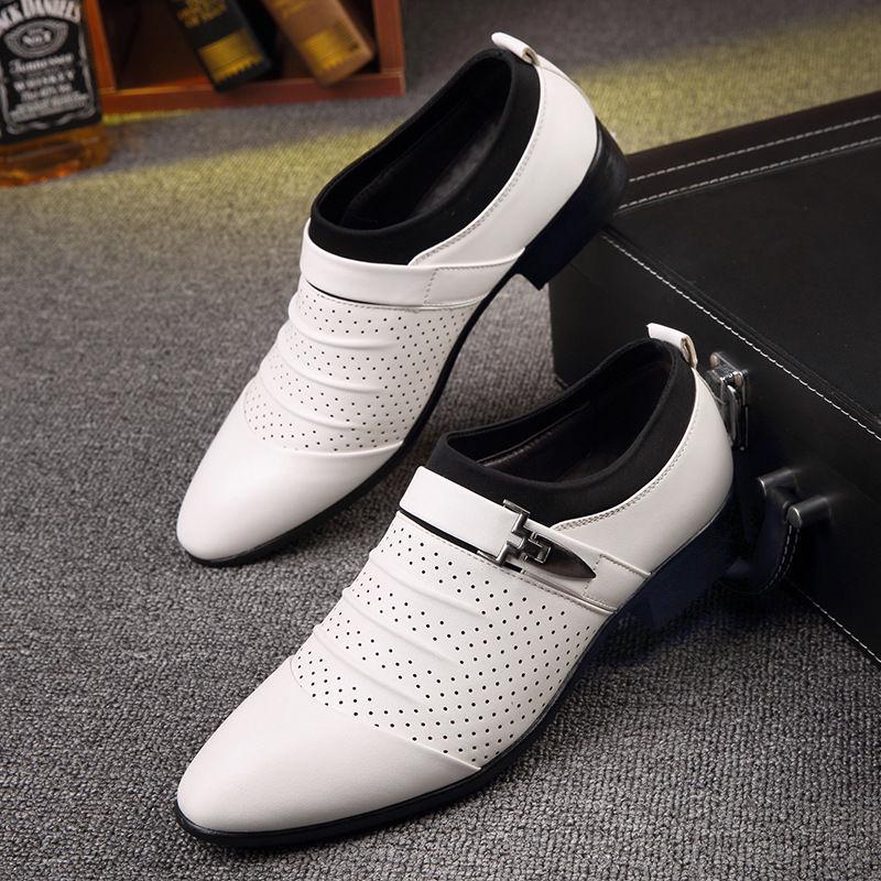 Men Formal Shoes Men's Business Dress Shoes For Wedding Party Leather Oxford Shoes For Men Loafers