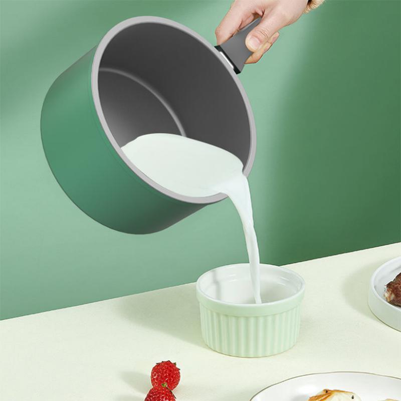 Milk Pot Green Non-stick Pot Household Baby Food Supplement Pot Baby Milk Pot with Milk Noodle Soup Pot