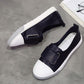 Real Soft Leather White Shoes Women Spring and Summer Breathable Fashion All-match Flat Casual White Shoes Women Shoes