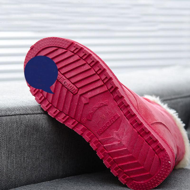 Snow Boots Thick Winter Plus Velvet Martin Boots Female Short Boots Martin Boots Short Tube Plus Velvet Boots Waterproof and Non-slip