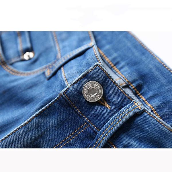 Plus Size Elastic Jeans Women's Skinny High Waist Slim Denim Trousers Spring and Summer Hip Lift Pencil Denim Pants